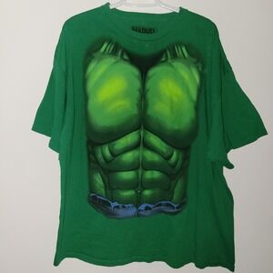 Marvel Mad Engine Hulk Short Sleeve T-Shirt Men's Size 2XL Green Muscle